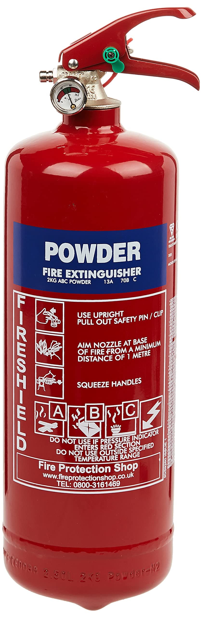 2kg Dry Powder Fire Extinguisher - FireShield