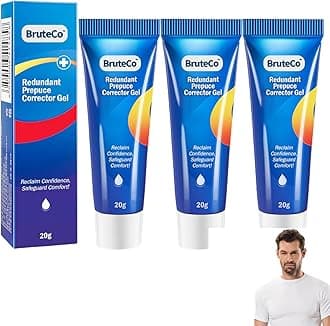 BruteCo Redundant Prepuce Corrector Gel,Correction Gel for Excessive Foreskin,Fast and gentle action (3PCS)
