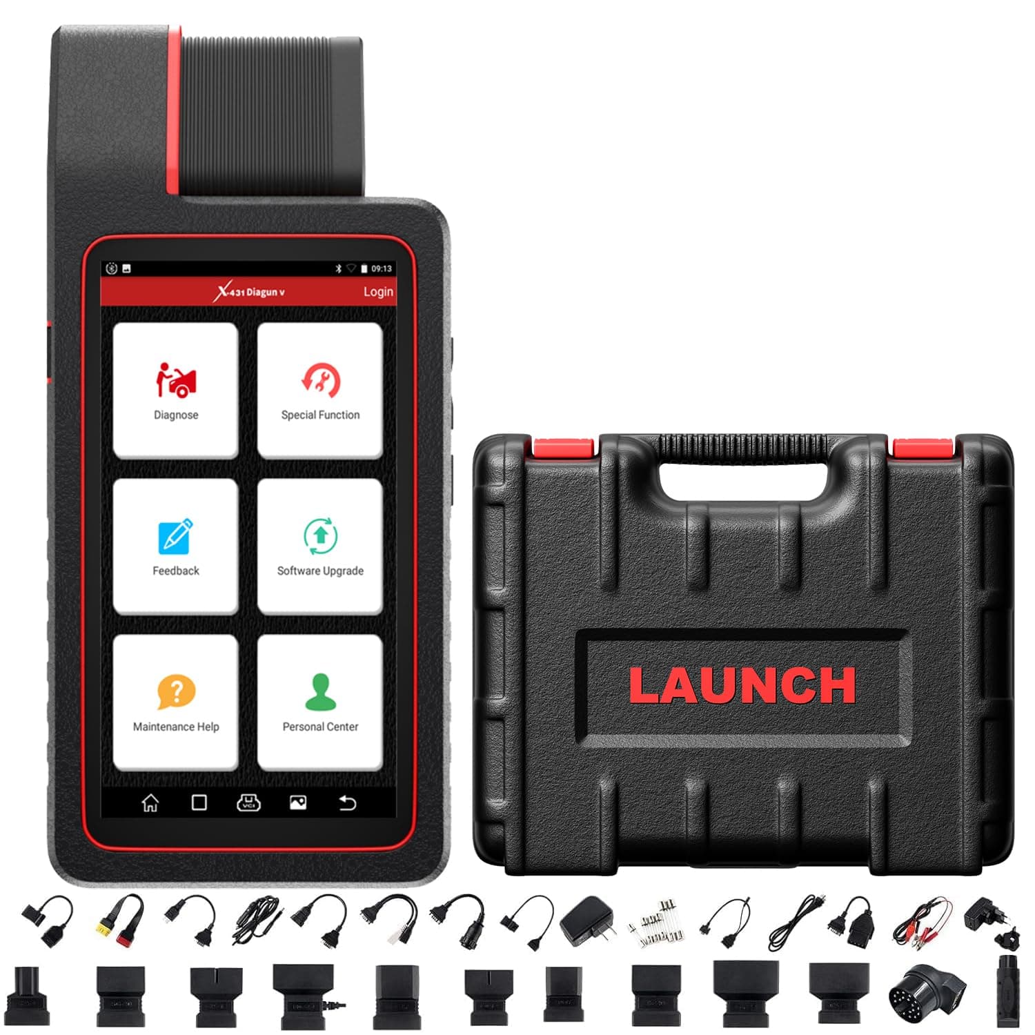 2026 Elite LAUNCH X431 Diagun V Bi-Directional Scan Tool,ECU Code,35+ Reset Service Functions,OEM Full System Diagnostic for All Cars,AutoAuth for FCA SGW,V.A.G Guide,2-Year Free Update