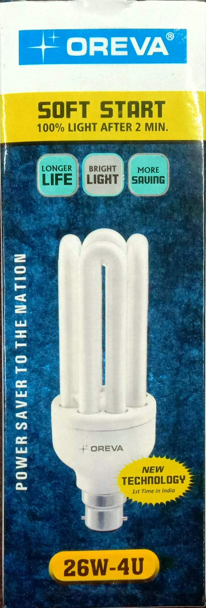 Oreva 28W B22 CFL Light, Pack of 2, White