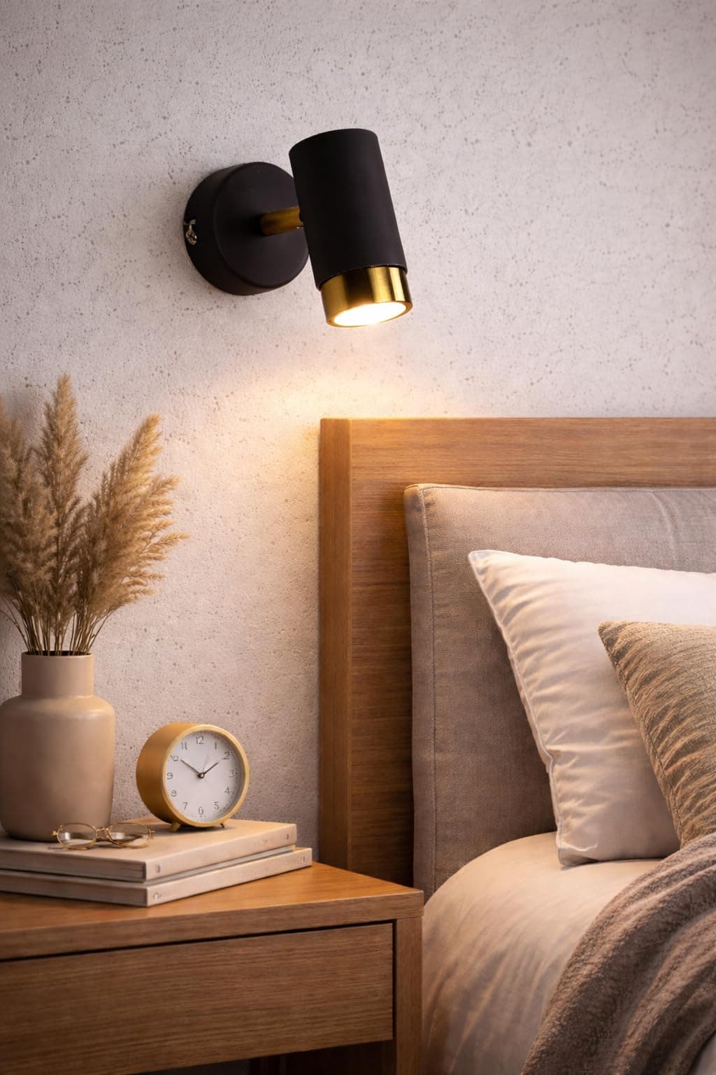 FILLISKA® 6 Watt LED Surface/Spot Light, Shockproof Alluminium Body & Antiglare Diffuser,Warmwhite Light (BlackGold-285)