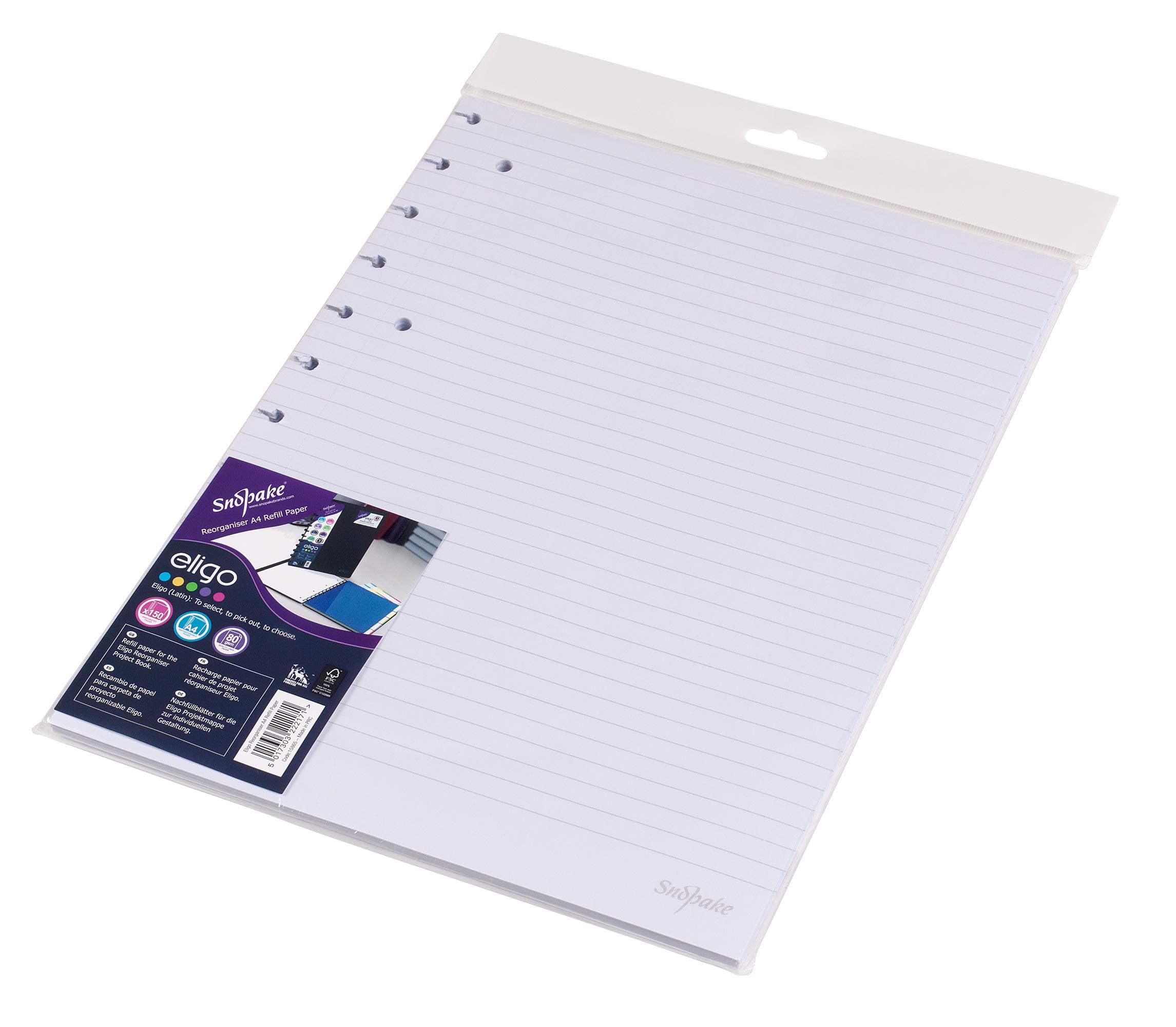 Eligo A4 ReOrganiser Refill Paper