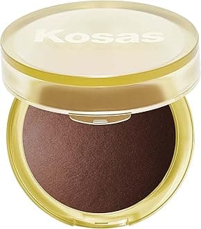 Sun Show Glowy Warmth Baked Bronzer - Contouring Powder for Cheekbones, Nose & Jawline - Enriched with Concentrated Fatty Acids - Talc-Free, Vegan & Hypoallergenic - Tropic