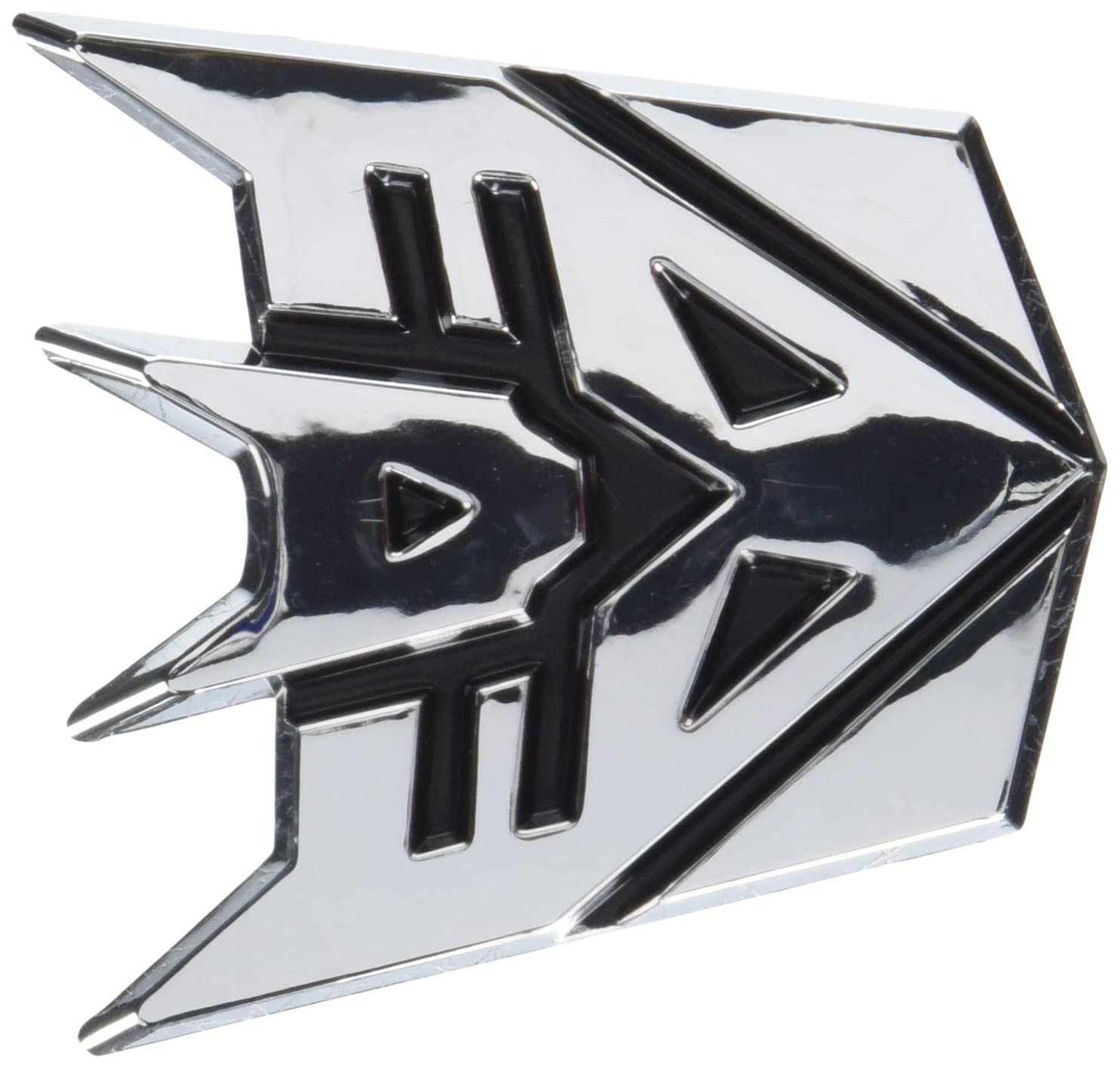 Transformers Brand 3' Tall Chrome Emblem, Almost 1/4" Thickness, Universal Fit, Car Rear, Satisfaction Guarantee