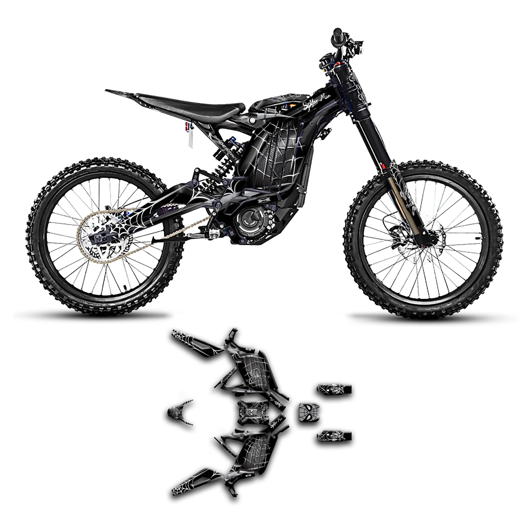 Decal Kit for Sur-Ron Light Bee X with KKE Fork Off-Road Motorcycle Dirt Bike, SRX17N035-KO