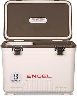 13qt Leak-Proof, Air Tight, Drybox Cooler and Small Hard Shell Lunchbox for Men and Women