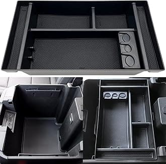 JOJOMARK Center Console Organizer Tray fits for 2019-2022 GMC Sierra/Chevy Silverado 1500 Accessories, 2020-2021 2022 2023 Silverado/Sierra 2500 HD/3500 HD