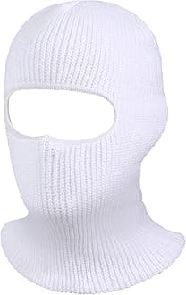 Balaclava Face Mask Soft Breathable Multipurpose Windproof Balaclava 1 Hole Knitted Motorcycle Ski Mask for Adult Winter