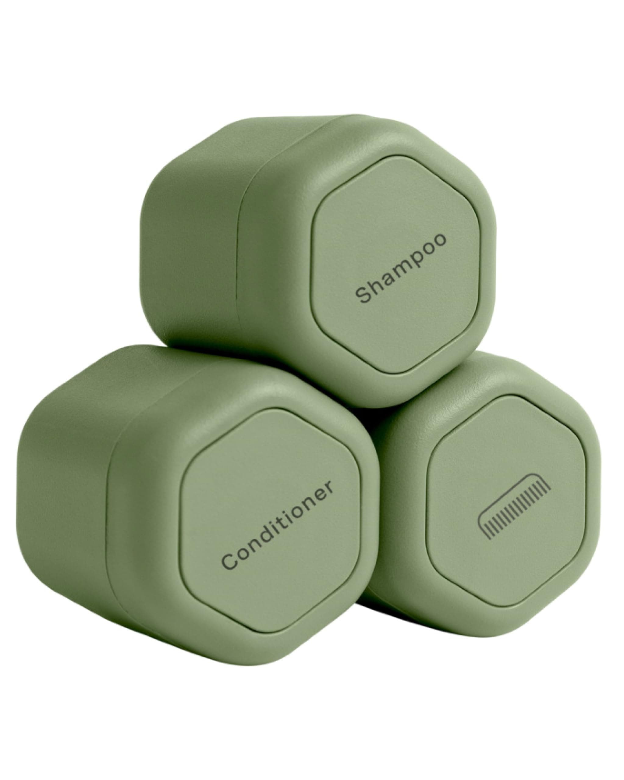 CadenceHaircare Set - Travel Containers - Eucalyptus