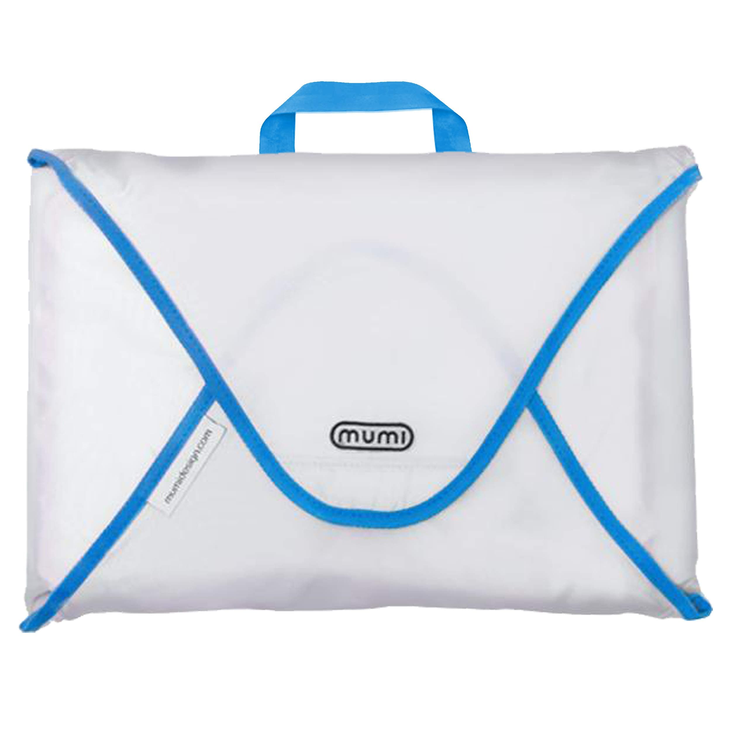 Design Travel Garment Bag Clothes Folder – 14.5” x 10.5” Packing Bag & Organizer for Luggage | Large-Capacity, Anti-Wrinkle Garment Bags for Travel, Carry-On Suitcases & Clothing Storage, Blue