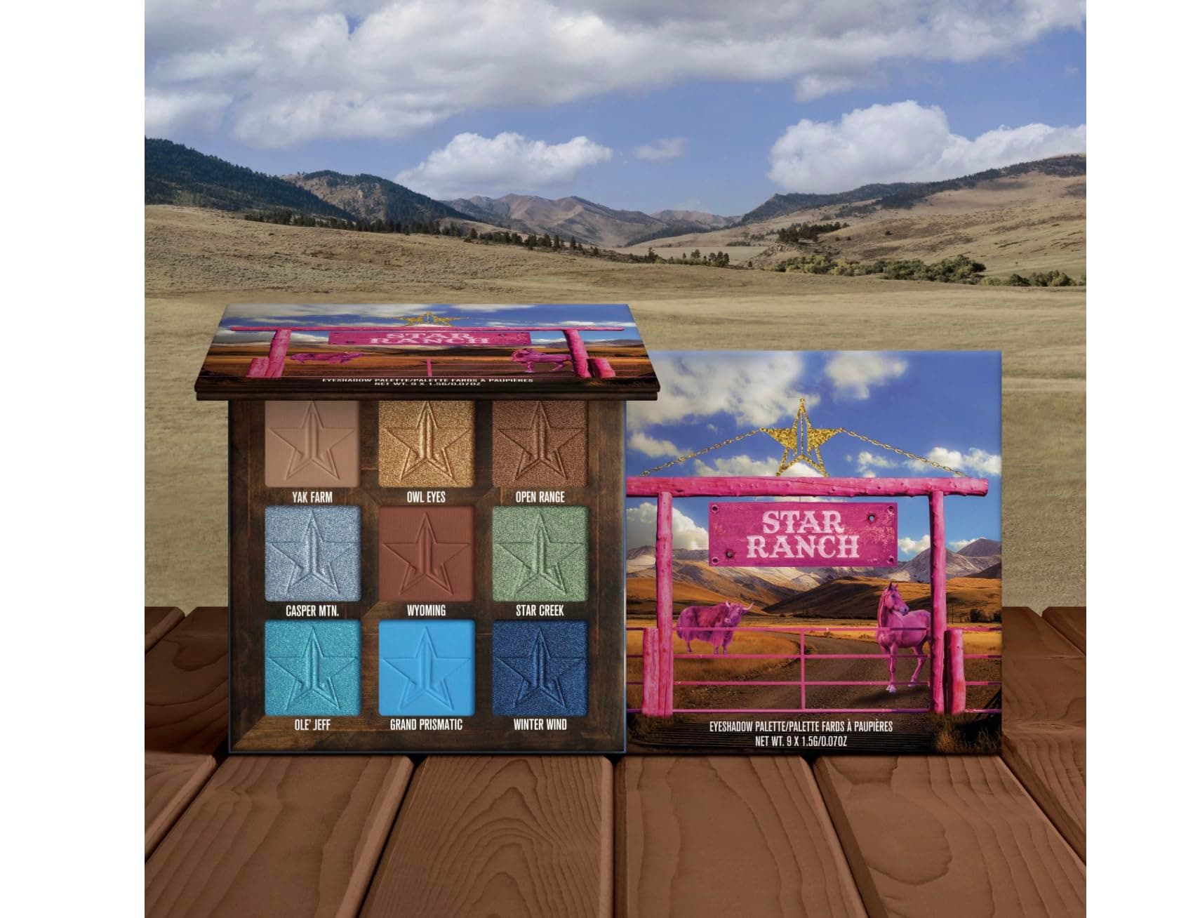 Jeffree StarCosmetics Mini Star Ranch Eyeshadow Palette, 13.5 Ounce (Pack of 1)