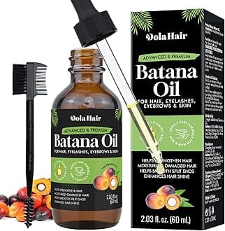 Dolahair Batana Oil for Hair Growth Organics Pure Batana Hair Oil 100% Natural Batana Oil Nourishes Damaged Hair Natural Hair Growth Oil and Conditioner Batana Hair Oil 2.02 Fl Oz