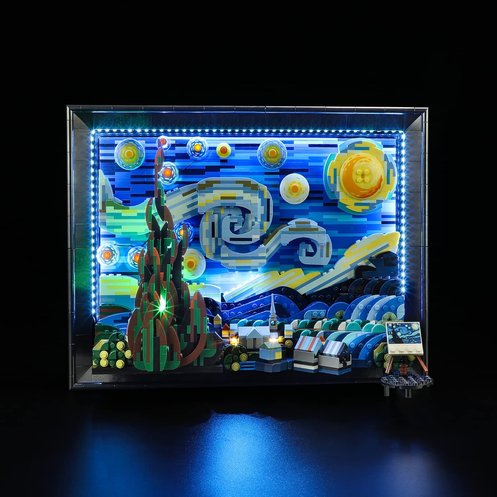 LED-Lighting-Kit for LEGO-21333-Vincent van Gogh The Starry Night. Just accessories, not bricks