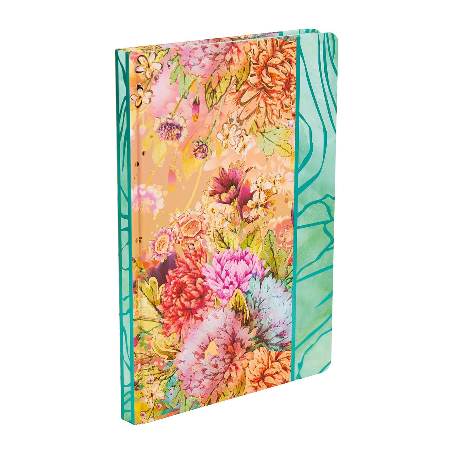 Gifted Stationery Lined Pages Notable Notebook 216 x 151mm. Writing Note Pad Journal Book for Work, School and Home. Case bound Note Book for Adults, Students, Kids, 160 Pages - Pastel Florals