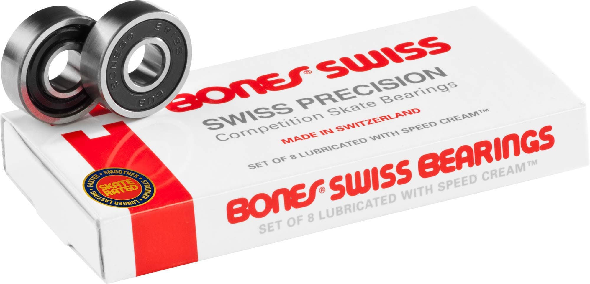 Bones Swiss' Original Ball Bearings. x8.