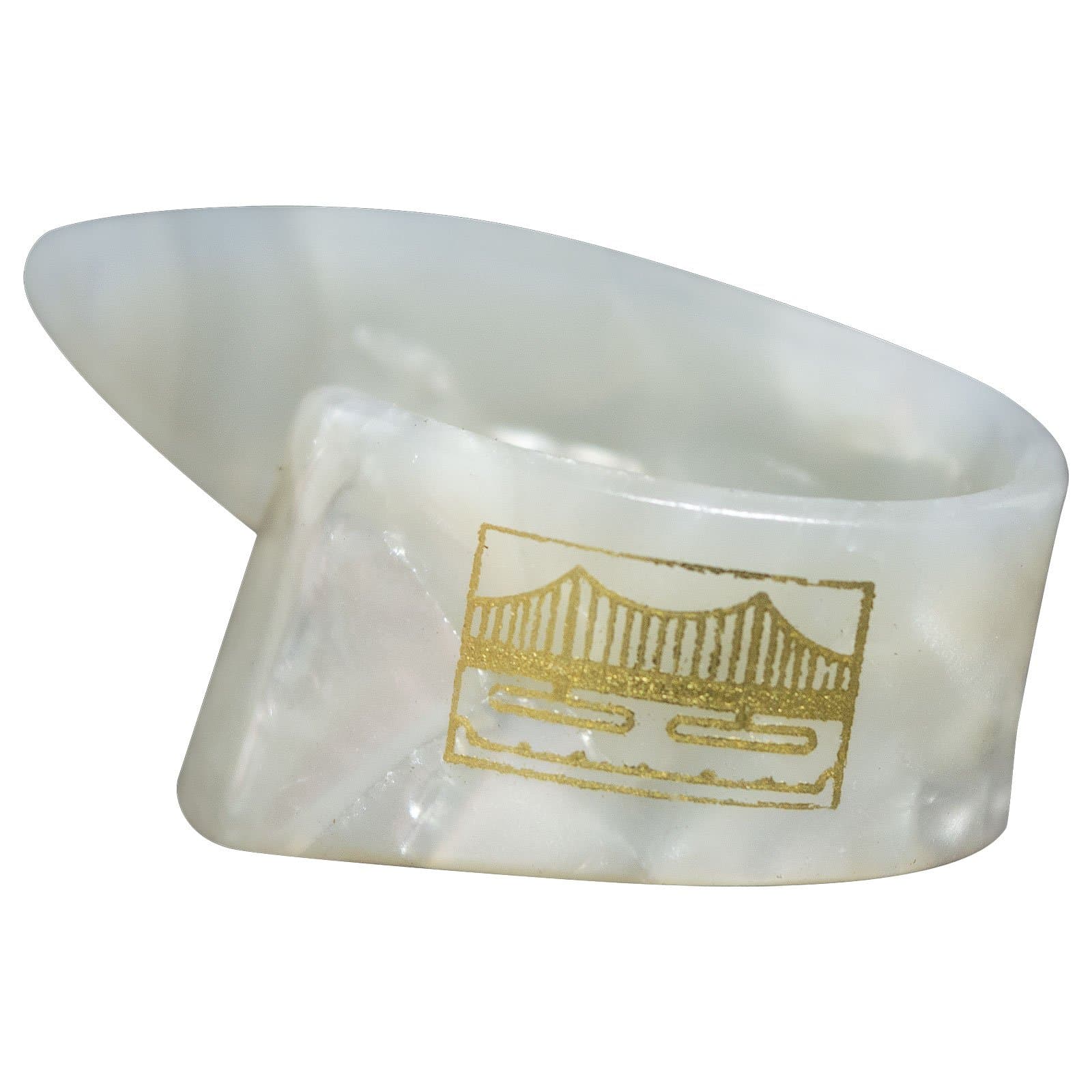 Golden Gate GP-6-4PK Pearloid Thumb Picks - Large - 4 Pack - Vintage Style Thumb Picks for Guitar, Banjo, and More