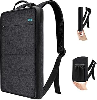 ZINZ Slim & Expandable Laptop Backpack Water Resistant Backpack Travel Backpack Compatible with MacBook Air/Pro/Neo 13-14 inch, XPS 13/14, Surface 13.5" and Most 13-14 Notebooks，B01K01