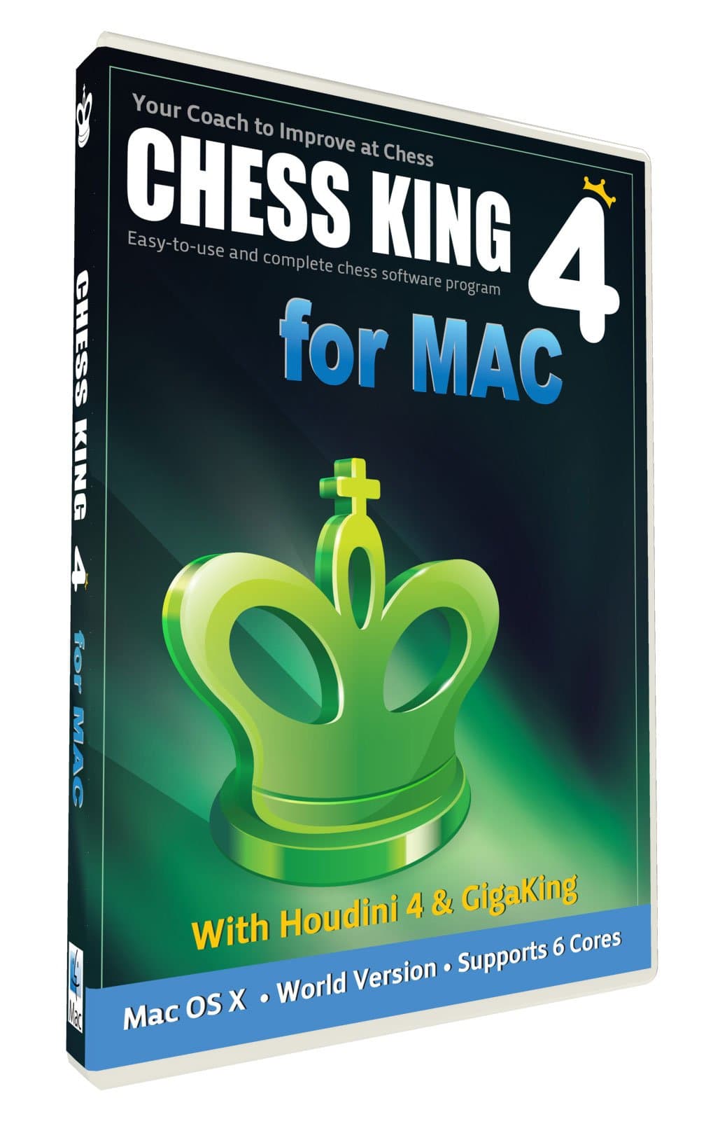 Chess King 4 with Houdini 4 Chess Software for Mac