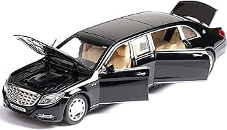 1:24 Scale Die-Cast Metal Mayybach Car with Openable Doors and Pull Back Action【Colors as Per Stock】【Pack of 1】