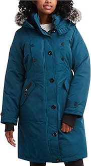 CANADA WEATHER GEARCANADA WEATHER GEAR Women's Winter Coat - Stadium Parka Jacket, Fur Trim Hood (S-XL)