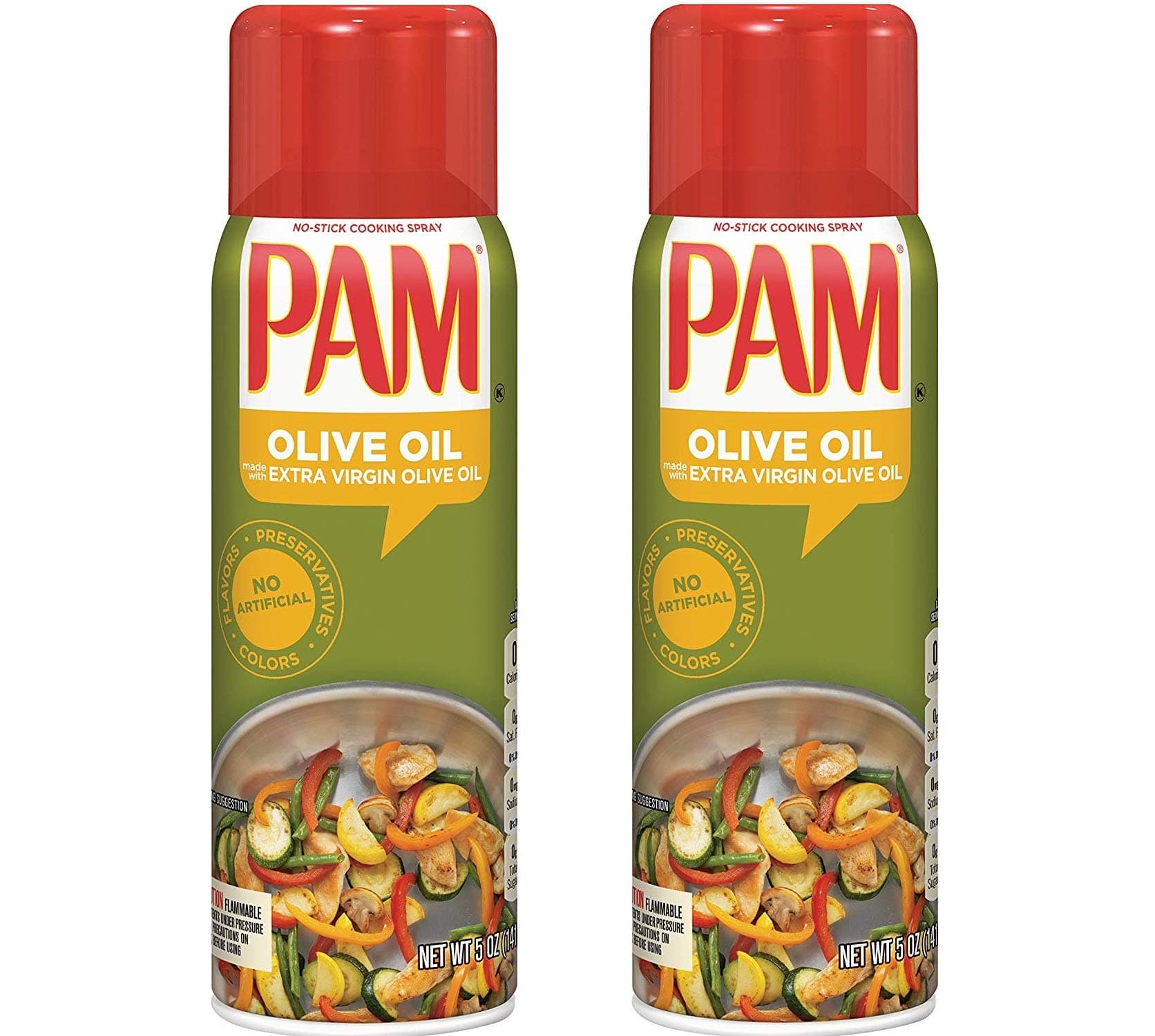 PAM Olive Oil Cooking Spray, 5 Oz (2 Pack)