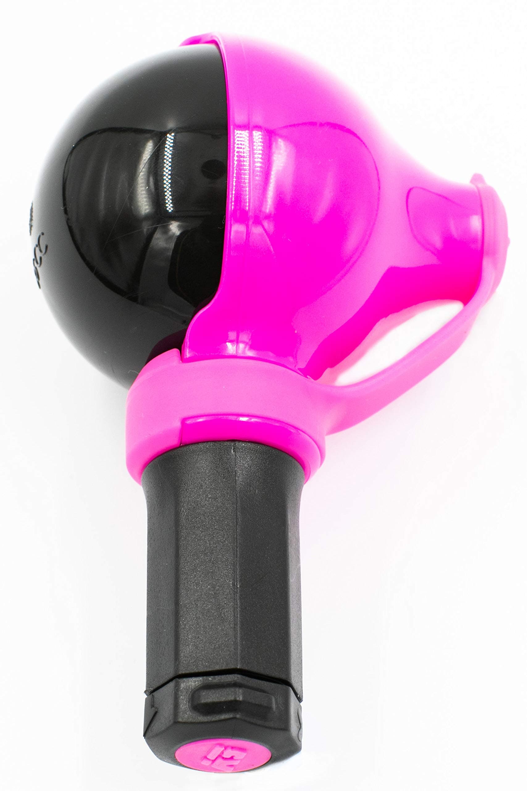 K3 Scoop with Ergonomic Plastic - Quick, Convenient & Mess-Free Protein Scooper for Nutritional Supplements & Vitamin Powders for Exercise and Work Out (Scooper, Pink/Black)