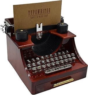 Vintage Typewriter Music Box for Home/Office/Study Room Décor Decoration