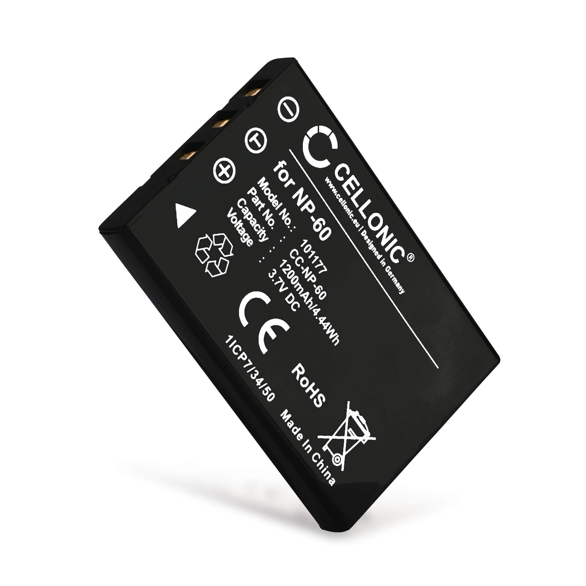 Battery for Camera, compatible with Prosio XT16i, DS653, Slim Neo XV6, DVCam XV11 (3.7V, 1180mAh)