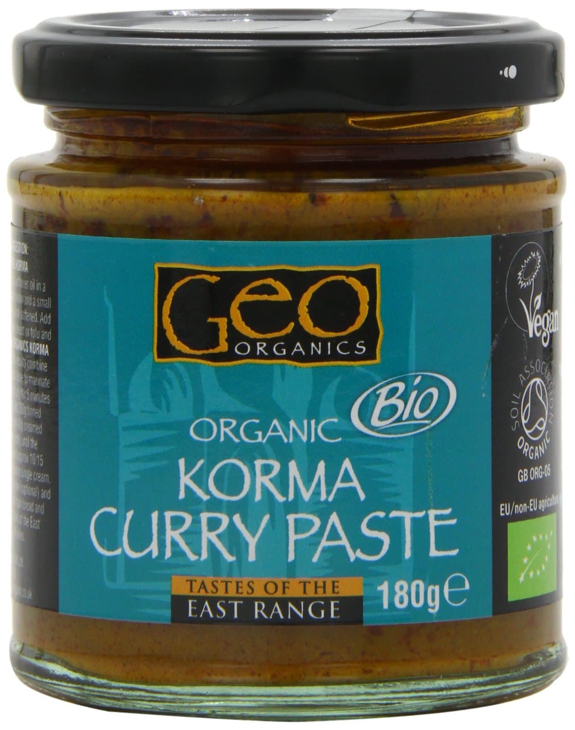 Geo Organics Organic Korma Curry Paste (Pack of 6)