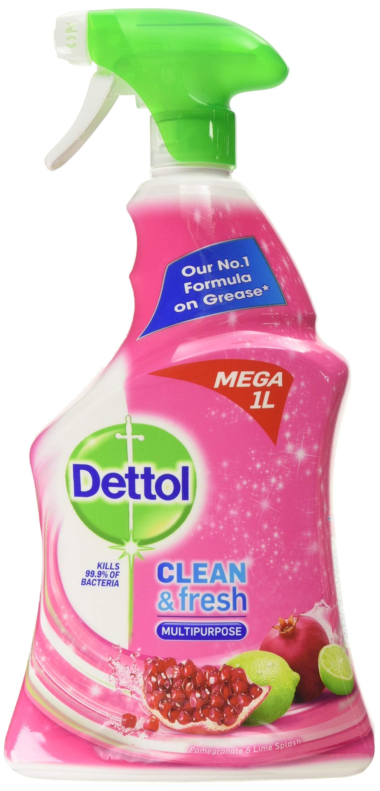 Dettol Anti Bacterial Multi Purpose Cleaner Pomegranate1 Ltr