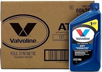 Valvoline Continuously Variable Transmission Fluid - 1 Quart, (Case of 6); 804751-6PK