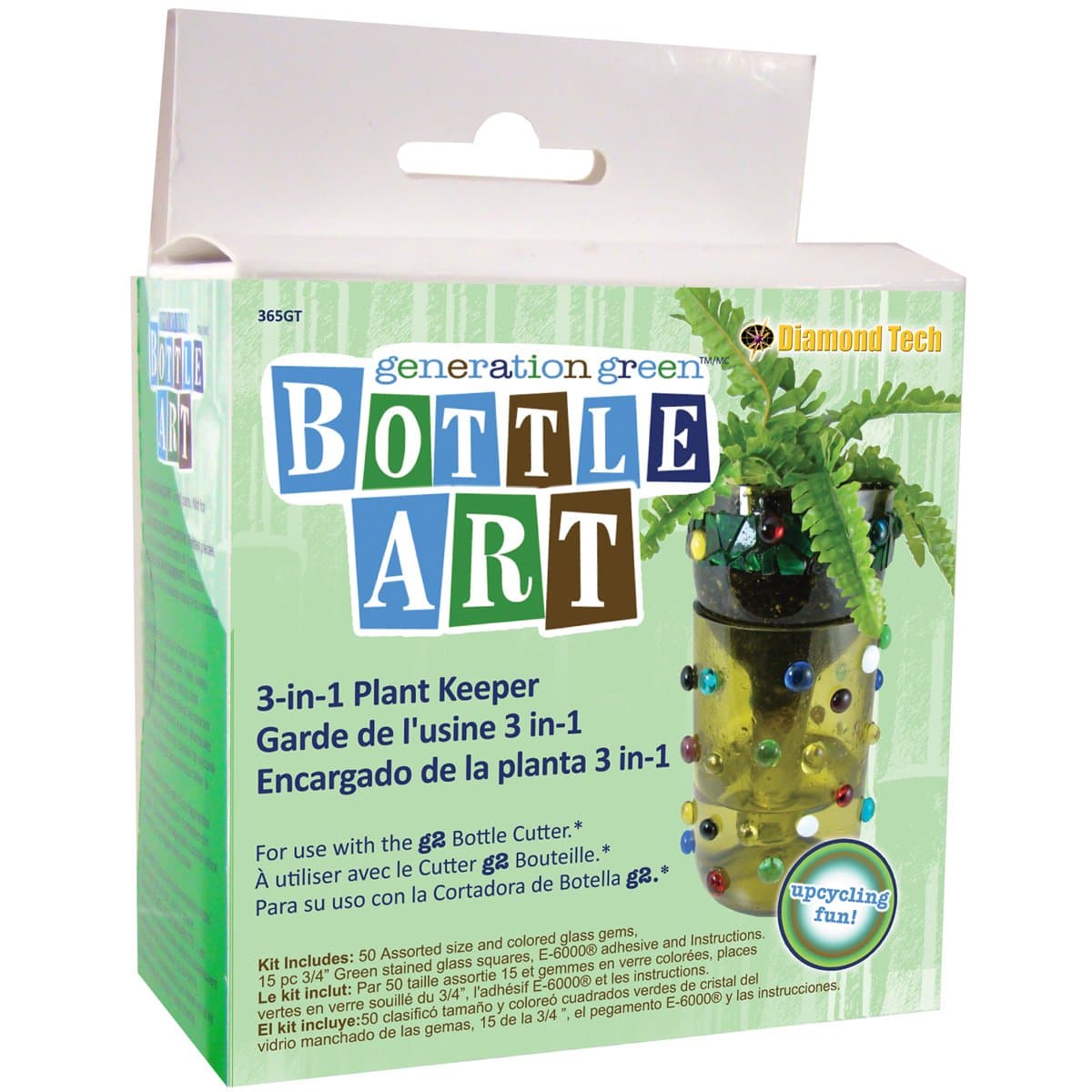 Generation Green Bottle Art 3-in-1 Plant Keeper Kit
