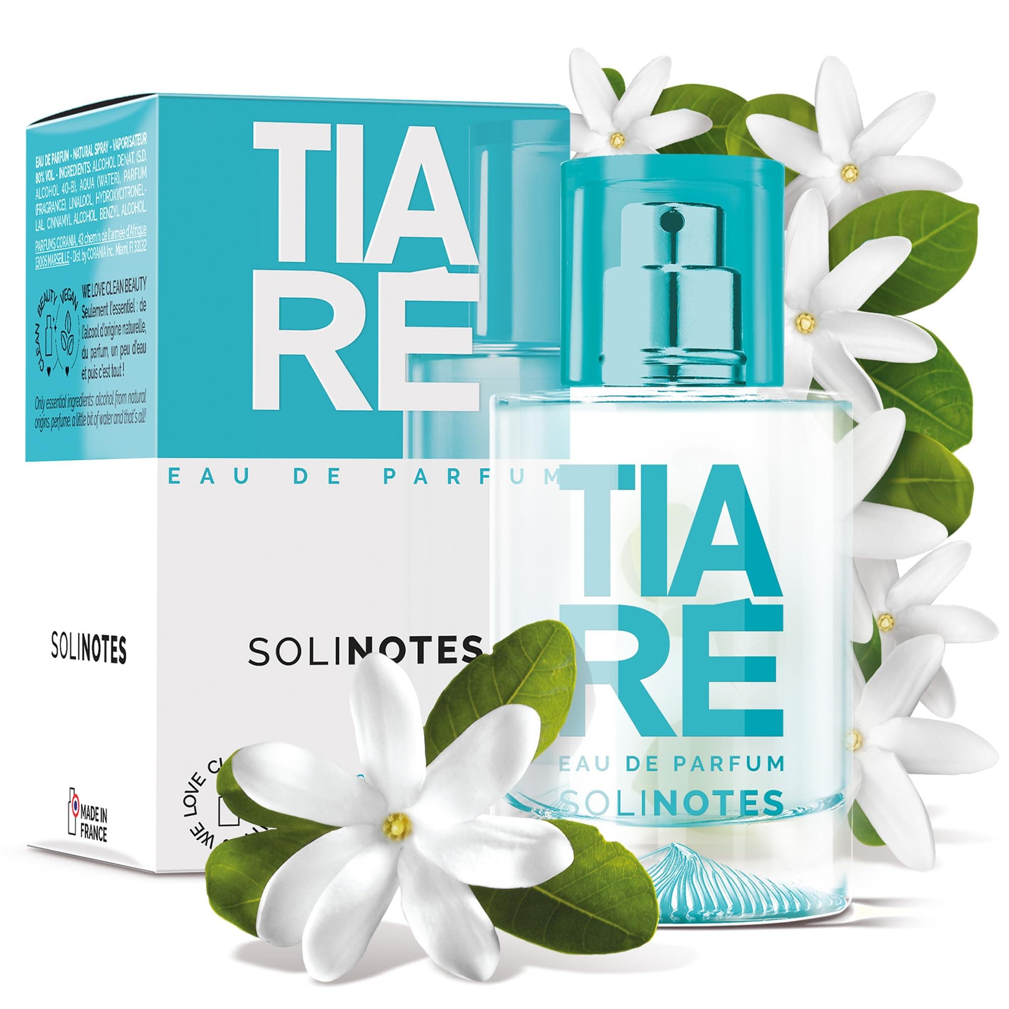 Solinotes Paris Tiare Eau De Parfum, 50 ml - Coconut,Vanilla