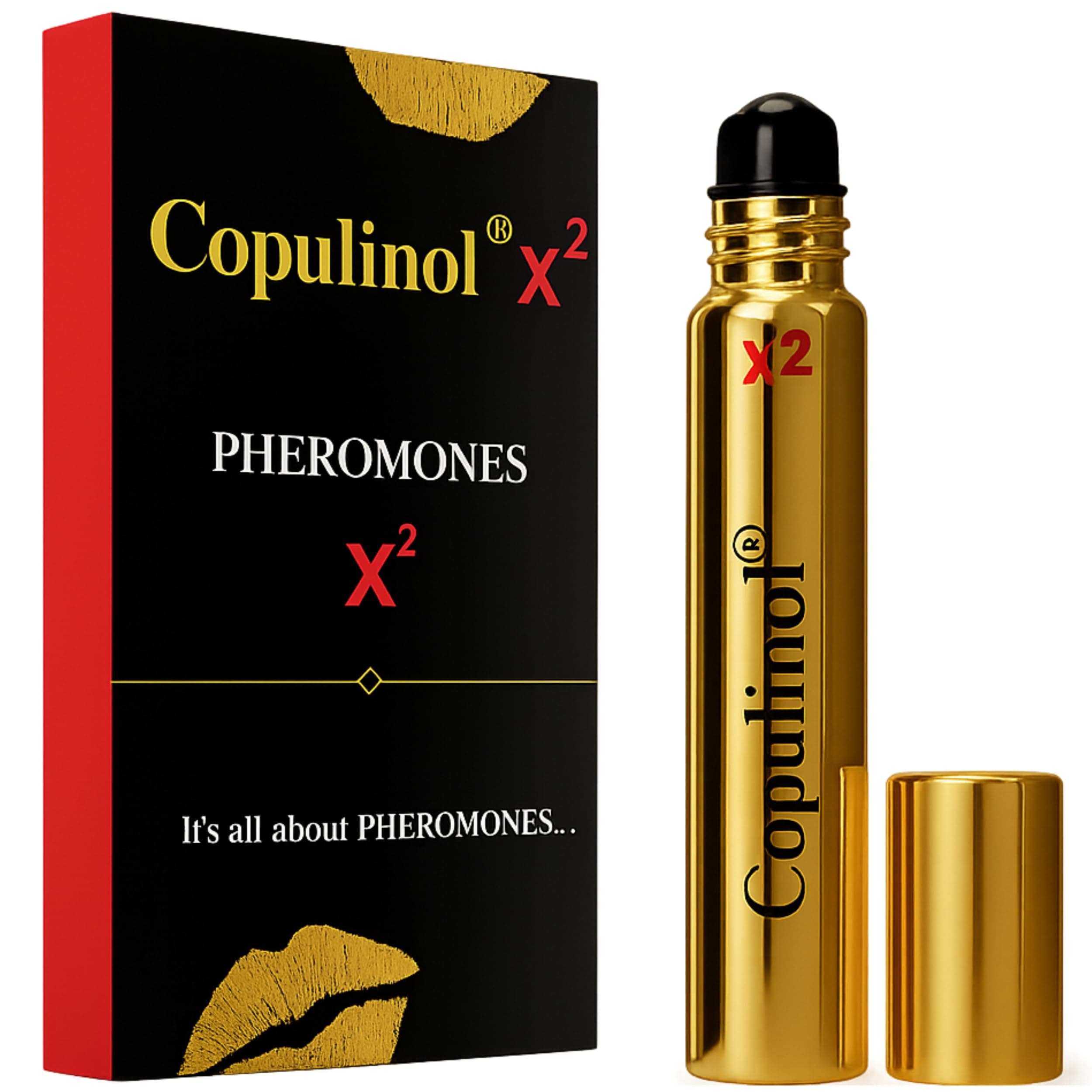Pheromone Perfume for Woman COPULINOL X2 0.27 Fl Oz Roll On Perfume - Long Lasting Pheromone Oil That Blends with Your Body - Womens Perfume Concentrated Formula for Everyday Use