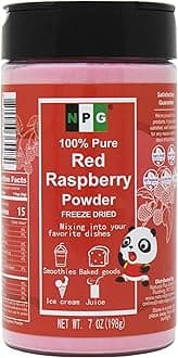 NPG Premium Red Raspberry Juice Powder 7 Ounces