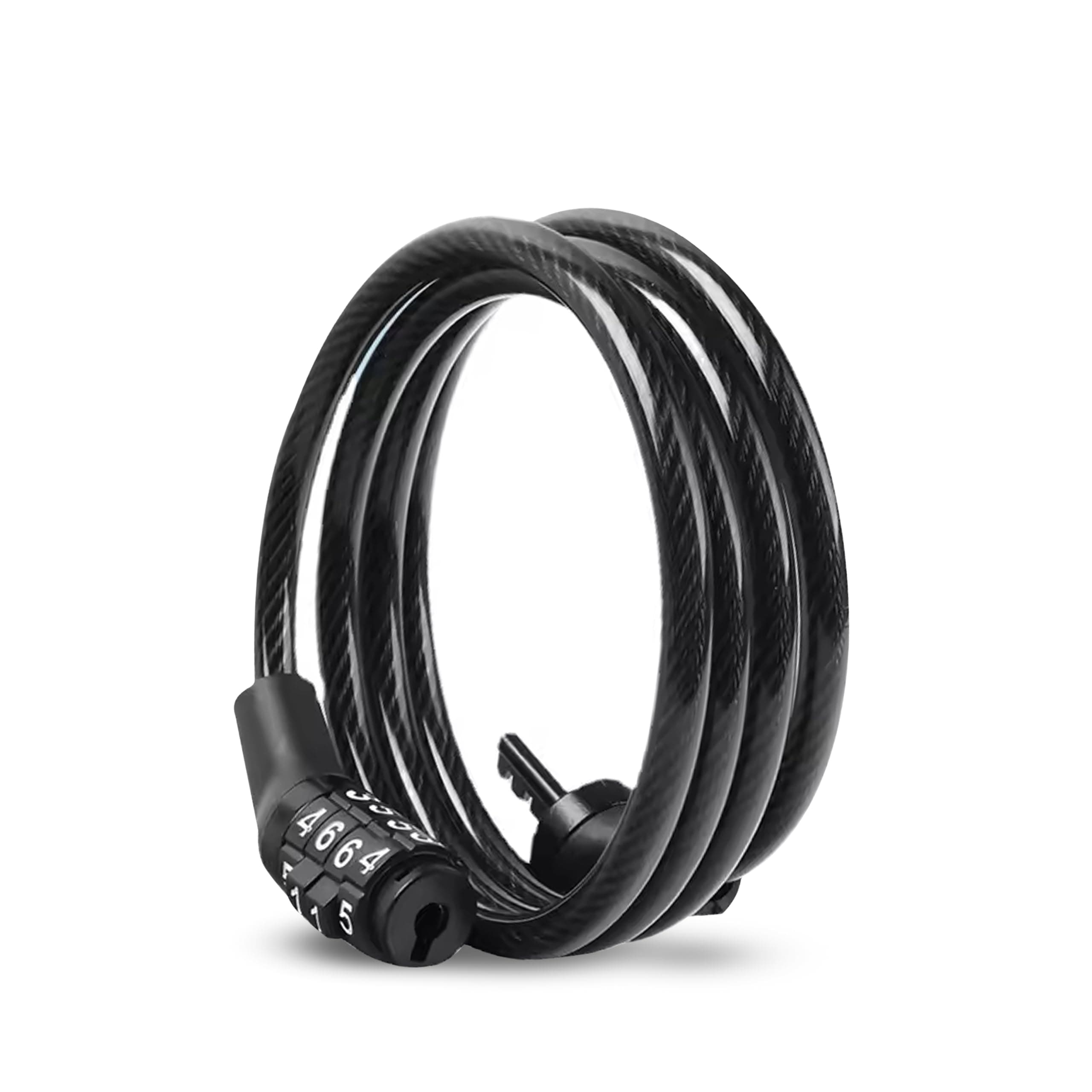Robustt Keyless Numeric Bike Cable Lock - Pack of 1 | Preset Combination | Heavy Duty Anti-Theft Protection | Multi-Purpose Lock for Bike, Bicycle, Helmet, Luggage