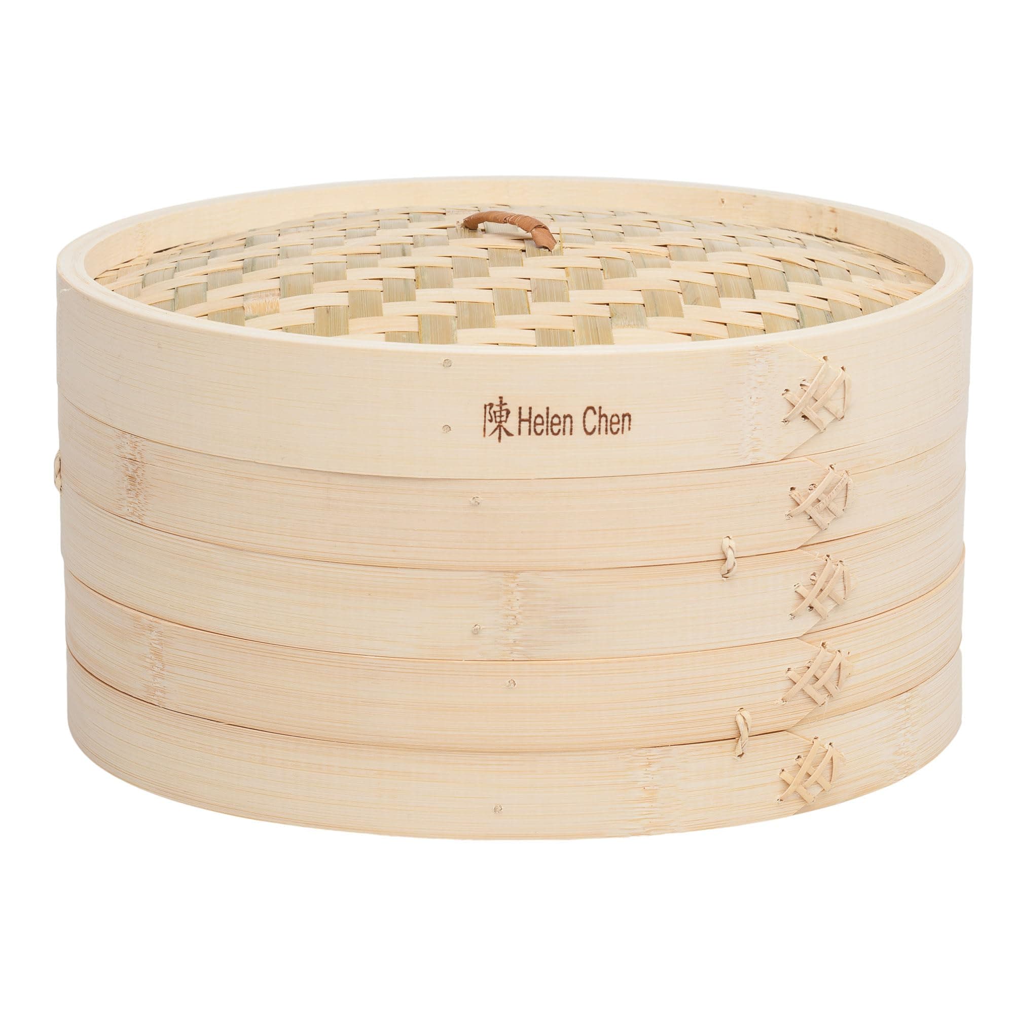 Helen Chen's Asian Kitchen Bamboo Steamer, 12-Inch