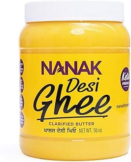 Nanak Pure Desi Ghee, Clarified Butter, 56-Ounce Jar