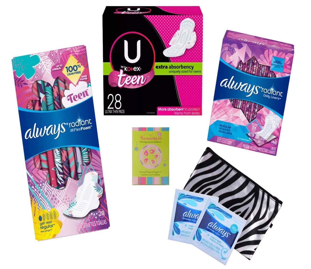 UrLife My First Period Sampler Kit™- Blue Gift Box