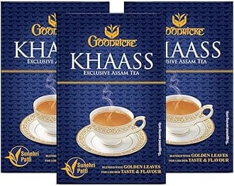 Khaass Assam Tea - 250 gm, (Pack of 3) | Golden Leaves | Milk Tea with Richer Taste & Flavour | Sunehri Patti Chai | Irresistible Aroma