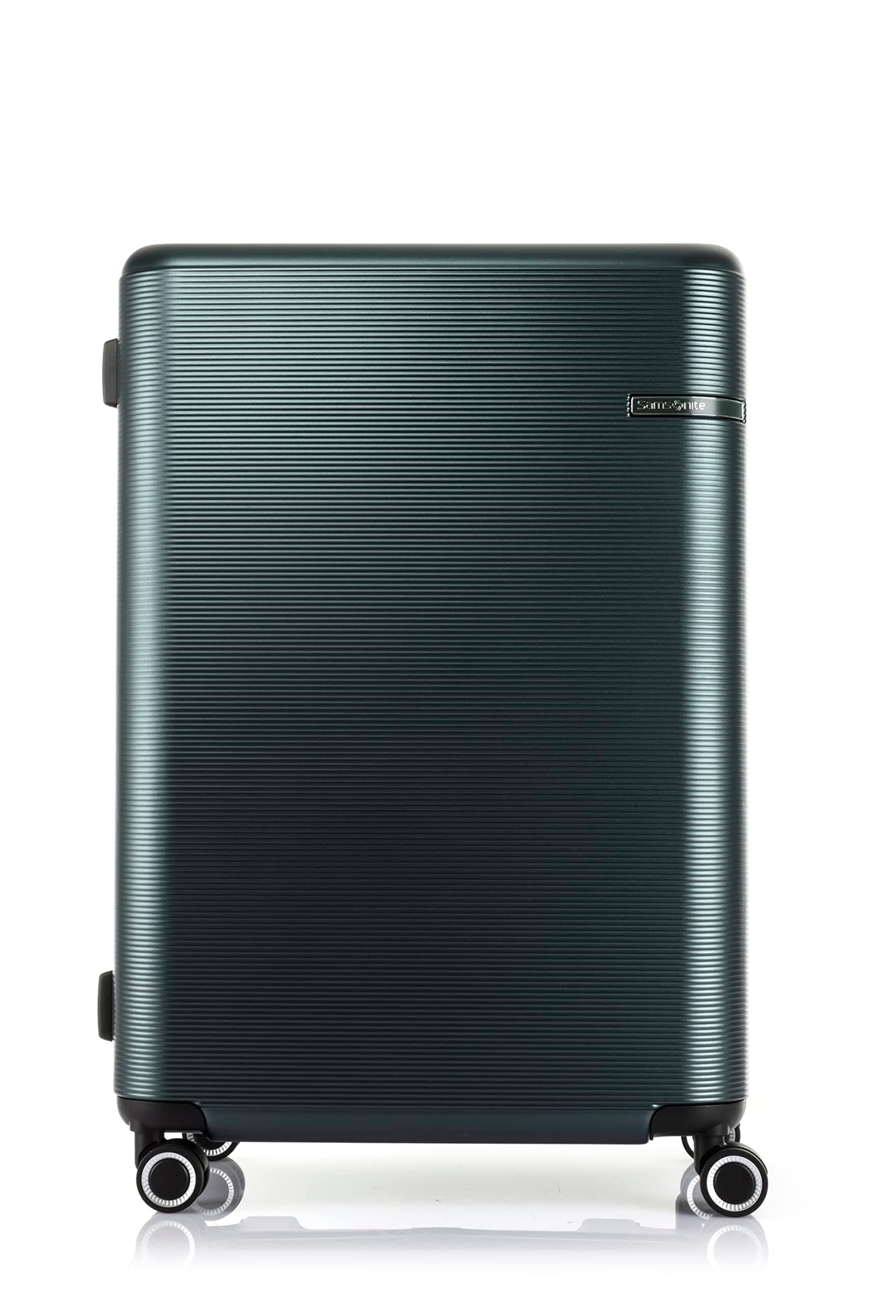 Large 8 Wheels Spinner Trolley Bag Suitcase for Travel Staren 75 Cms Polycarbonate Hardsided Check-in Luggage Spinner Trolley Bag, Matte Green