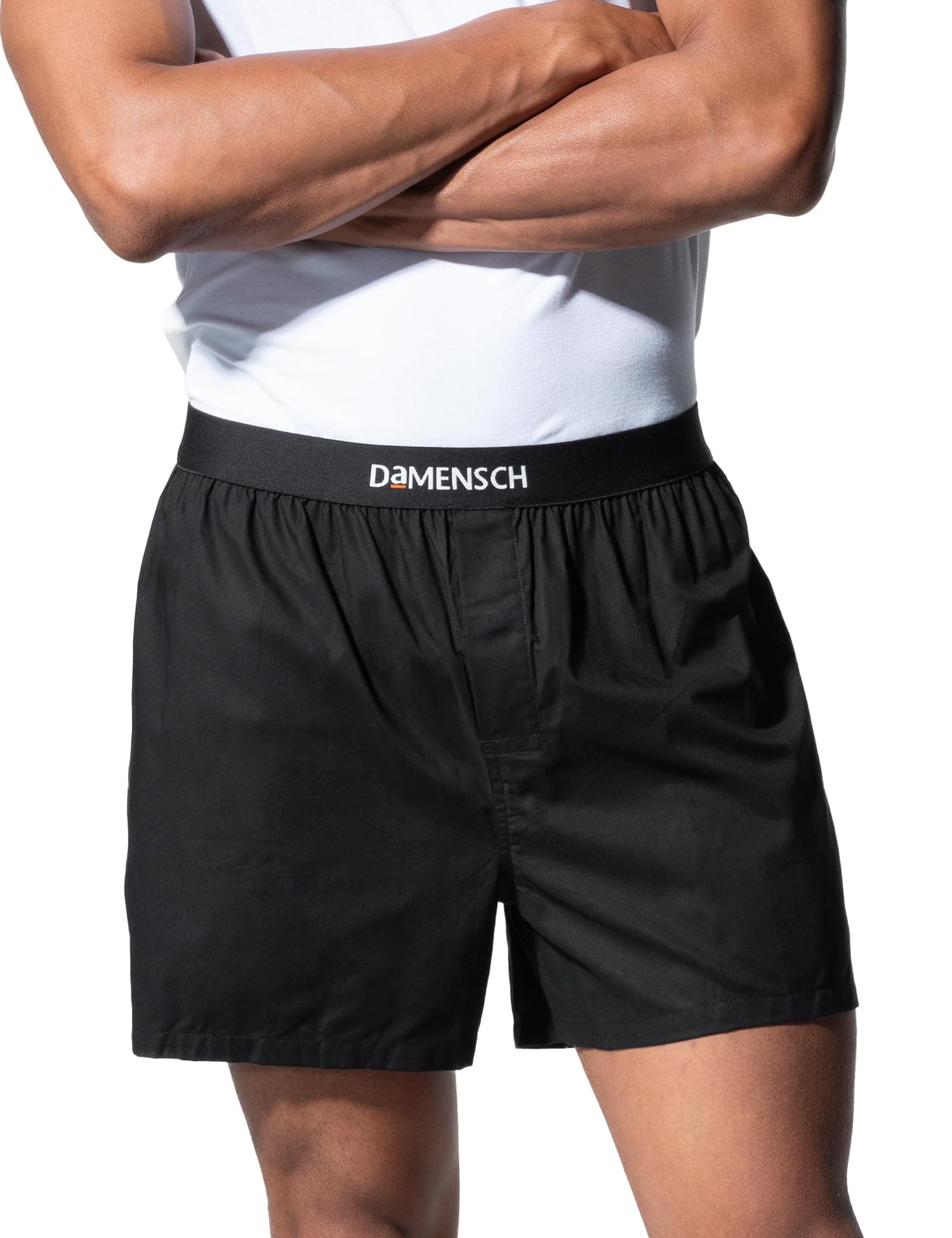 DAMENSCHSolid Breeeze Inner Boxers, Ultra-Light Men Boxer Shorts for Men, 100% Cotton Half Pant for Man, Breathable Woven Inner Cotton Shorts
