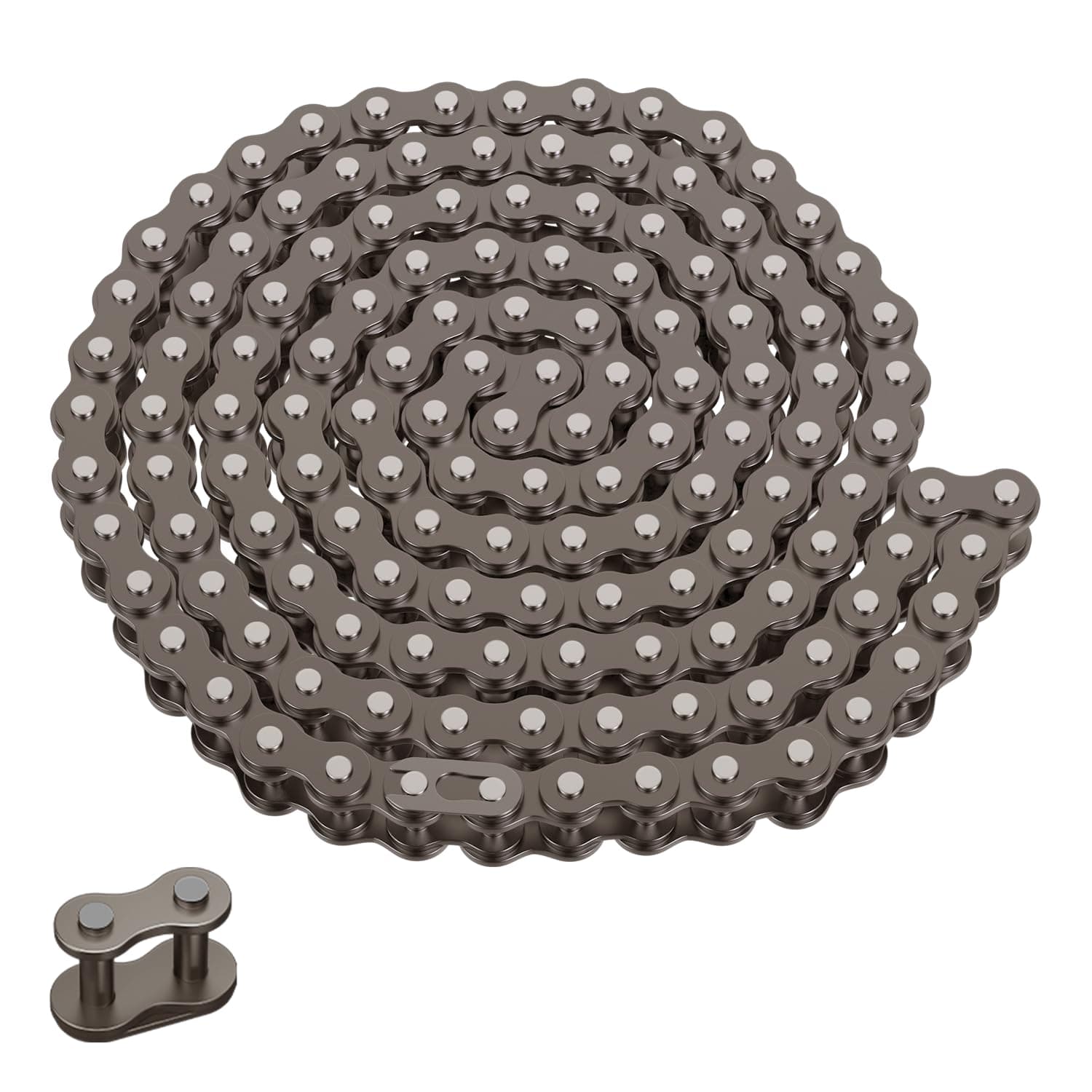 HIAORS 25H Drive Chain 132 Link Compatible with Razor MX650 MX500 SX500 SX650 Mcgrath Electric Dirt Bike Minimoto Motocross XRF500 Mini Rocket Scooter Heavy Duty Parts with 25H Master Link