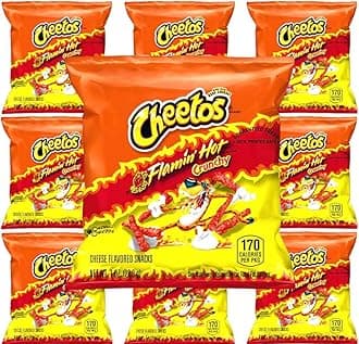 Cheetos Crunchy Flamin' Hot, 1oz Bags, 10 Count
