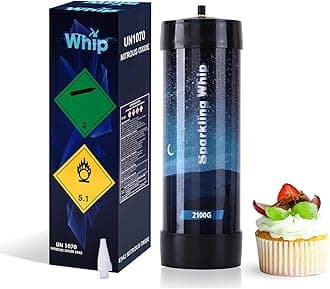 3.3L Whipped Cream Charger 2100g Whip Cream Dispenser Nitrous Oxide Tank 1 Pack