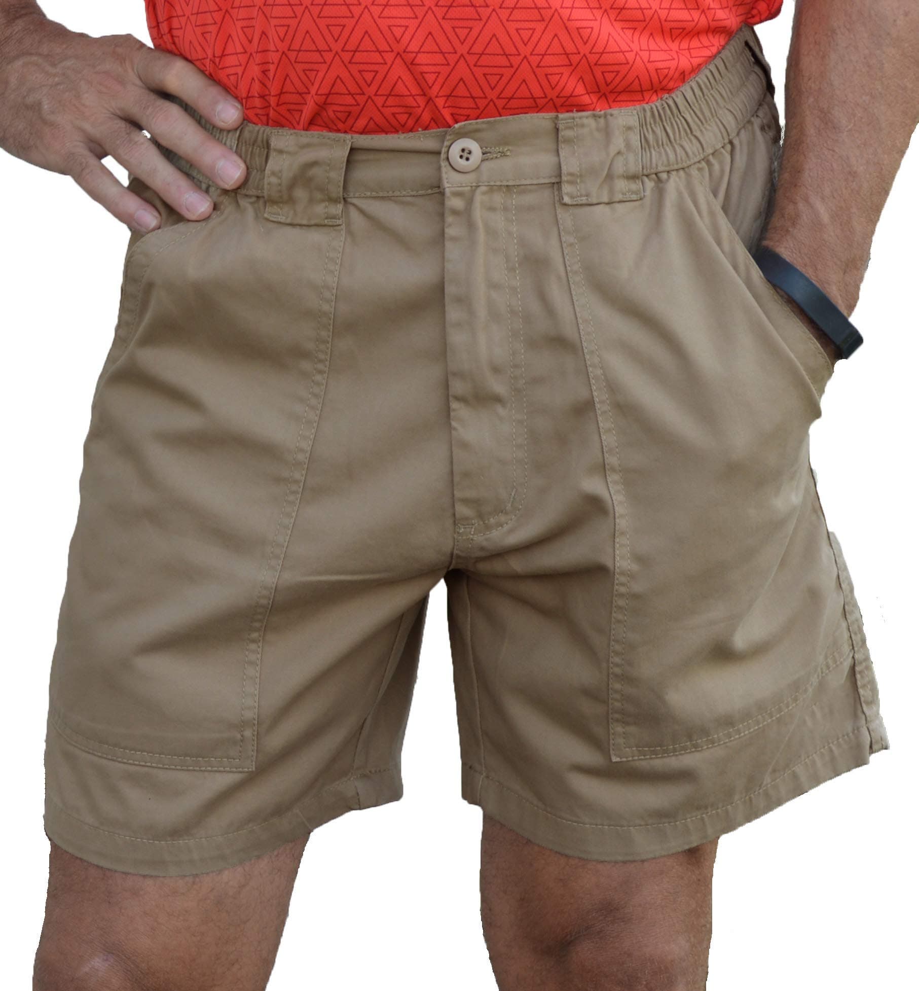 Trod Men's Deep Pockets Short, 6" Inseam