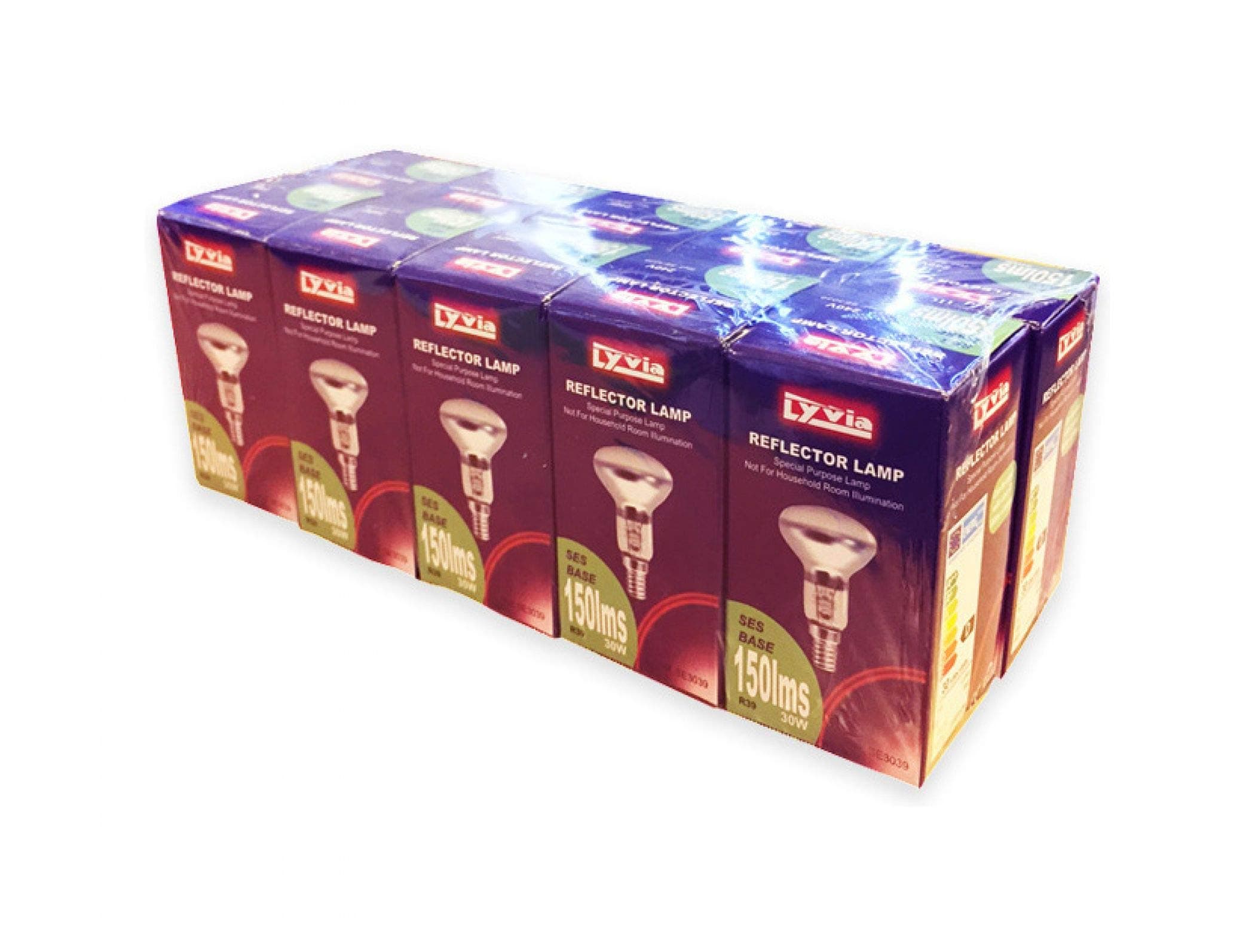10x Lyvia R39 Reflector Bulb 30W SES Base -