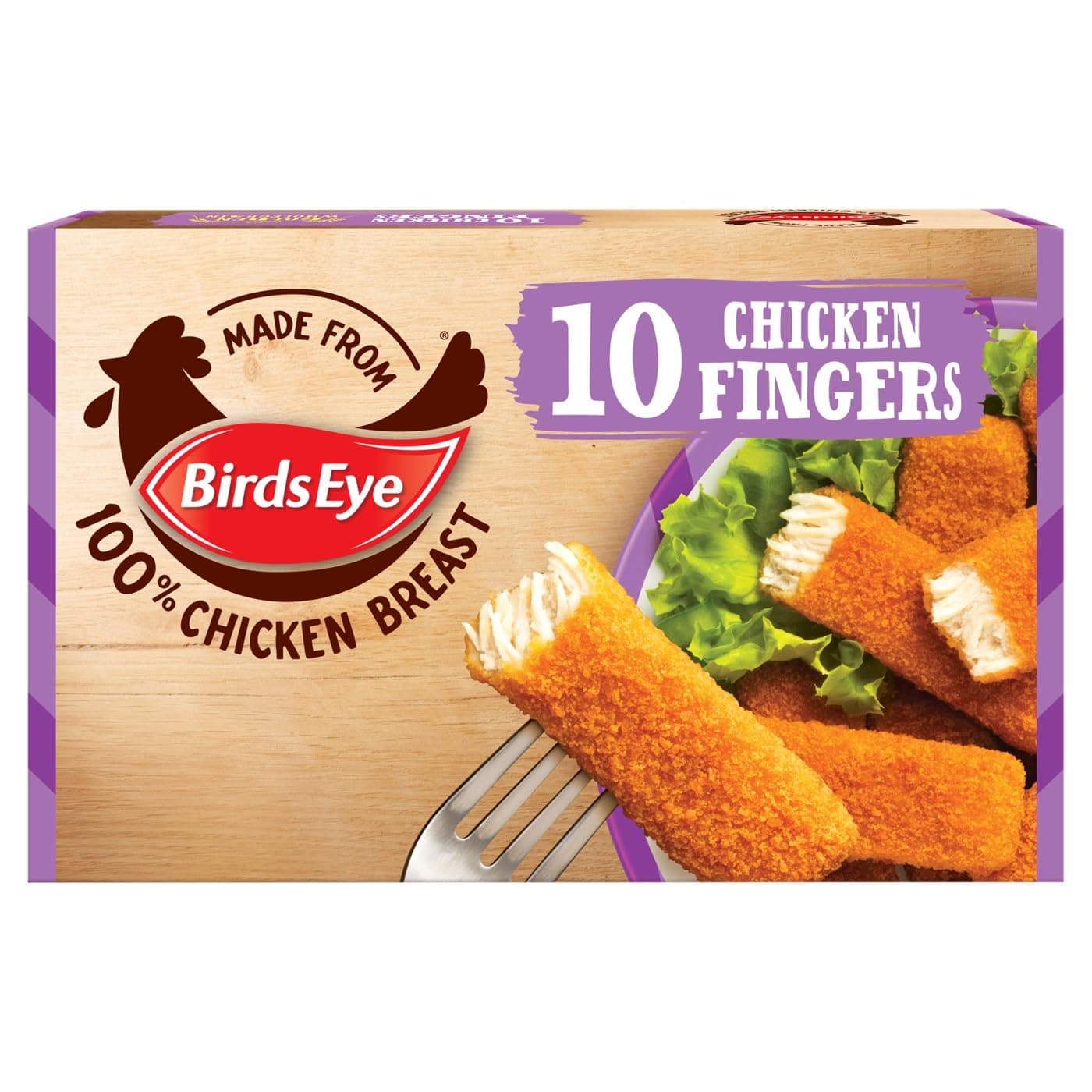 Birds Eye 10 Breaded Chicken Fingers 250g