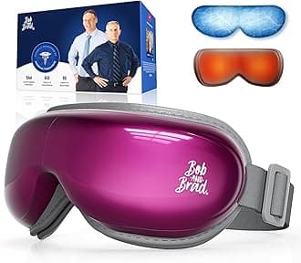 BOB AND BRAD Eye Massager with Heat and Cooling, EyeOasis 3 Eye Massager for Migraine FSA Eligible/HSA Eligible, Heated Headache Massager for Dry Eye Relief, Temple Massagers for Stress Relief