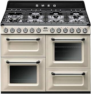 Smeg TR4110P1 Victoria Traditional 110cm Dual Fuel Range Cooker - Cream